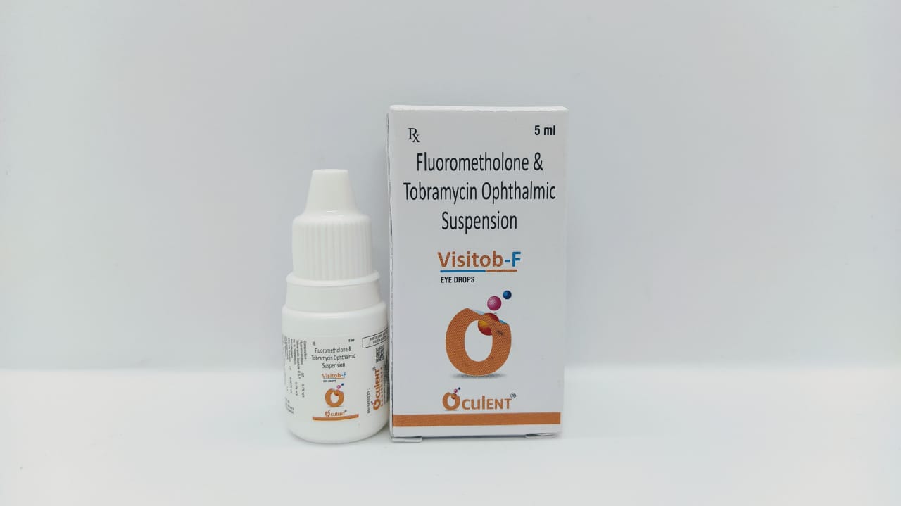 Visitob-F | Tobramycin Sulphate 0.3% + Flurometholone 0.1%